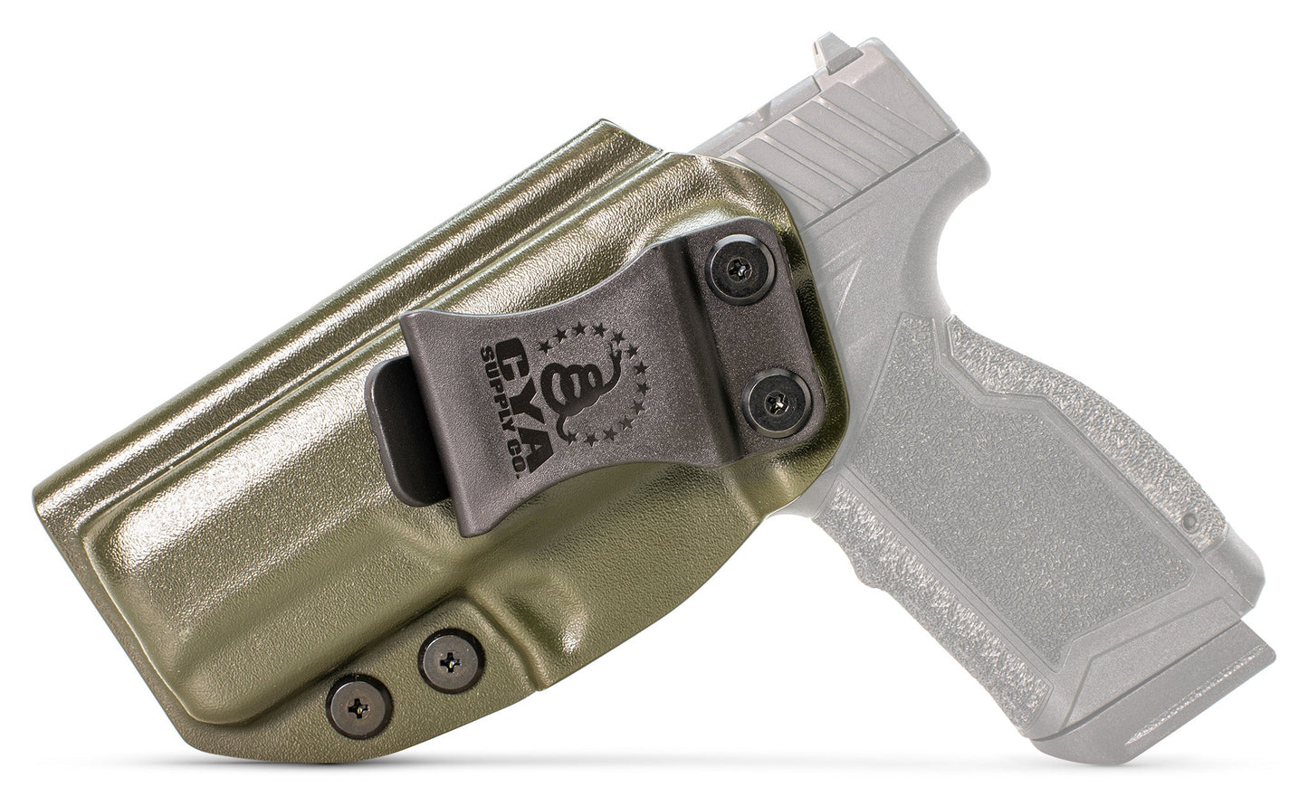 CYA Holster in OD green color on a black Taurus GX4XL